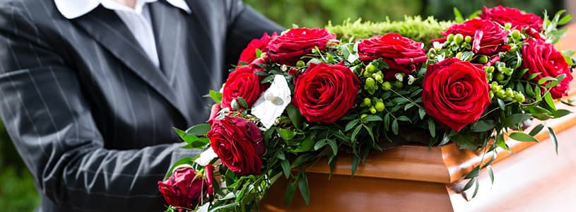 Blumenschmuck für Bestattungen